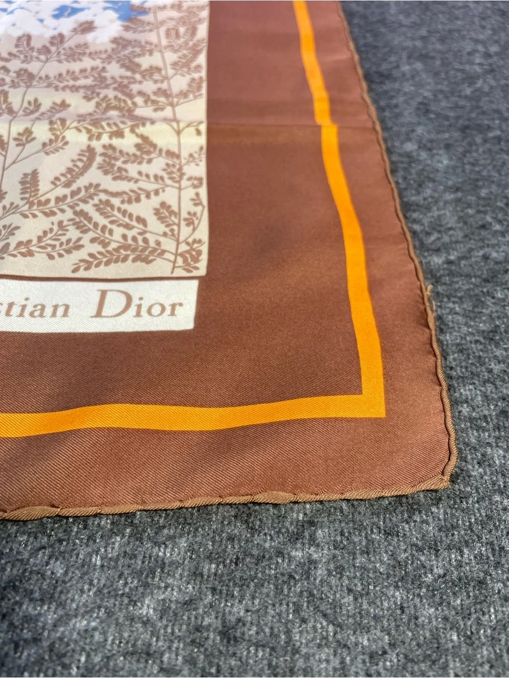 Authentic Foulard Christian Dior Silk Scarf See Pictures For Condition/ Details
